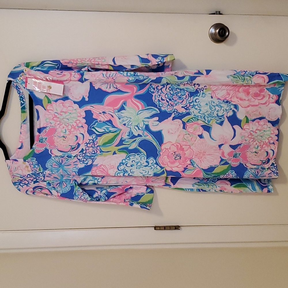 Lilly Pulitzer Sophie dress sz L Peony For Your Thoughts